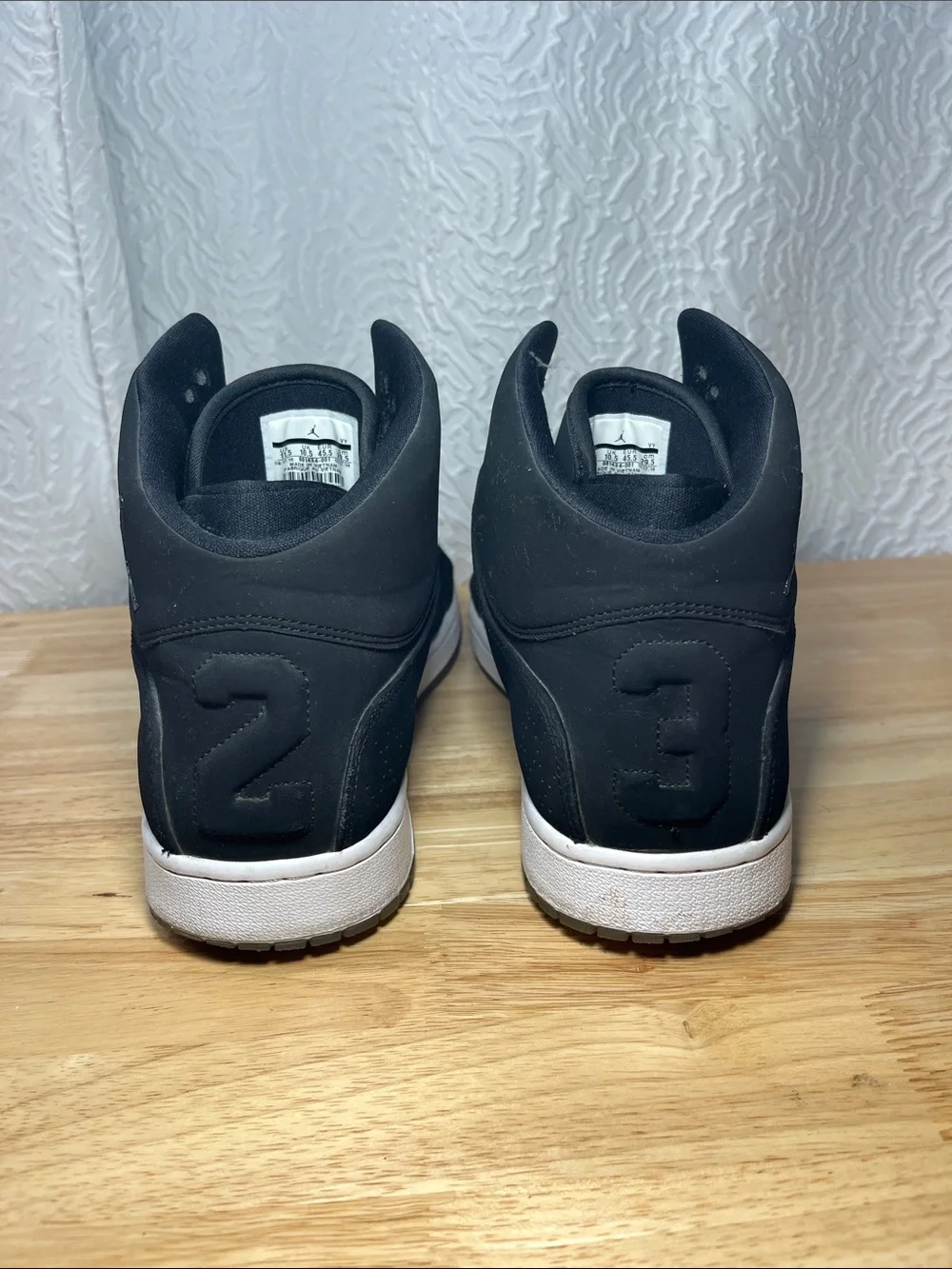 Jordan Academy Triple Black High Top Shoes Men 11.5 881434-001 - 